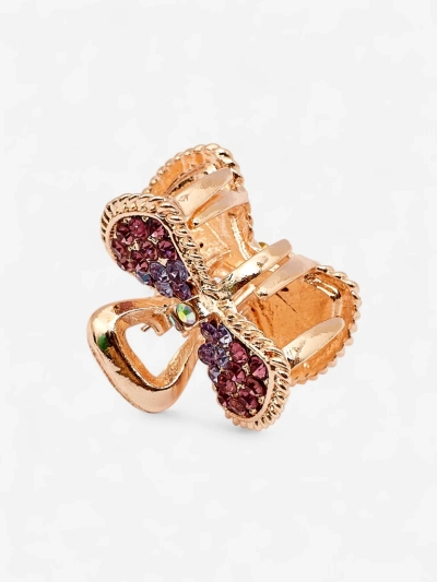 Royalfashion Haarklammer mit Strasssteinen Glitzer Twirl