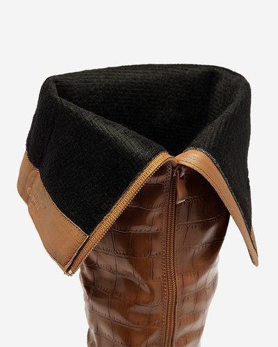 Kamelfarbene Damen Mastiu- Footwear