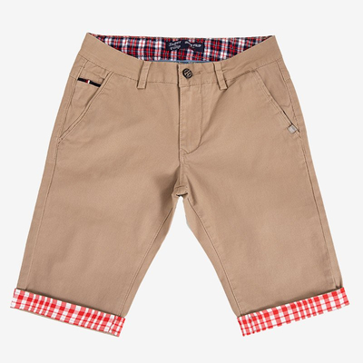 Beige Herren Shorts - Kleidung