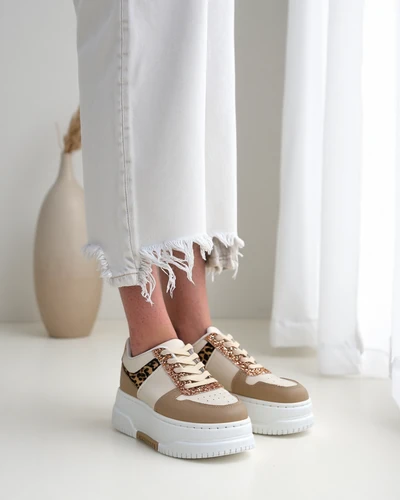 Royalfashion Damen Sneaker mit Glitter Qisofi