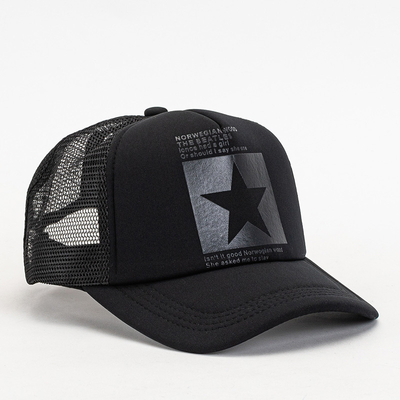 Schwarze Unisex-Baseballkappe – Accessoires