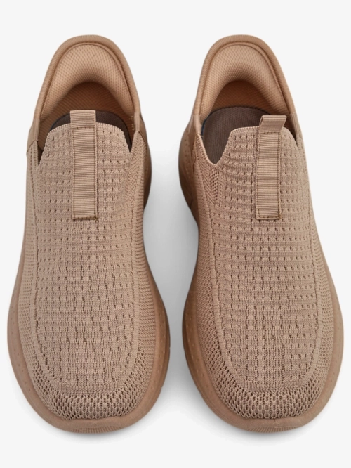 Жіночі сліпони Selene Бежеві – зручні кросівки на плоскій підошві