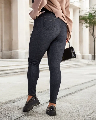 Royalfashion Damen Treggings PLUS SIZE Hose