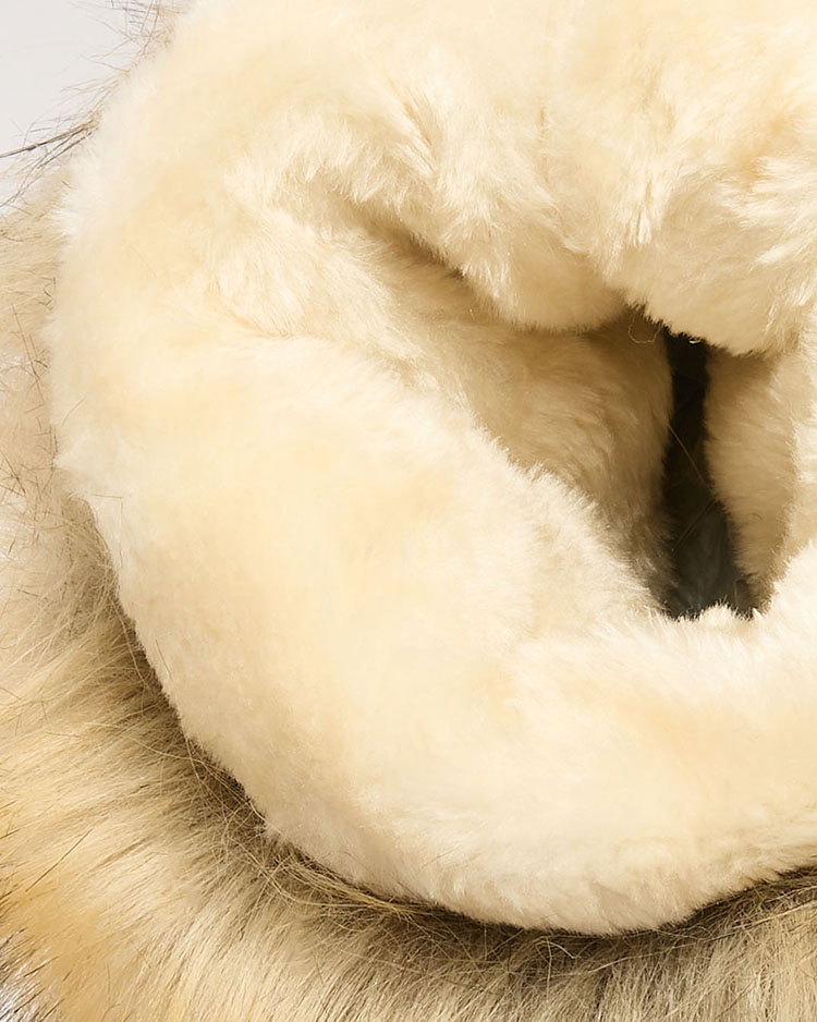 Royalfashion Schnürstiefel a'la Schneestiefel mit Pelz Heccti