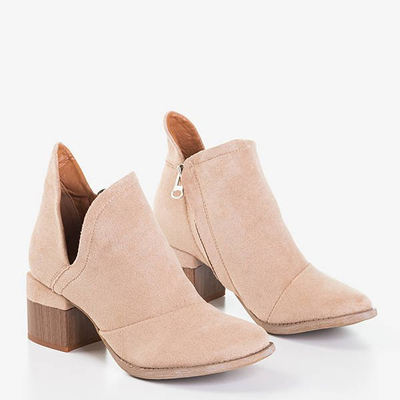 Hellbraune Damenstiefeletten Jeneuer - Footwear
