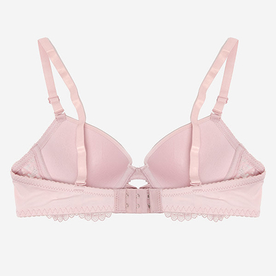 Rosa Damen-BH mit Spitze - Unterwäsche