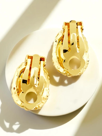 Royalfashion Damen-Clip-Ohrringe mit Zirkonia