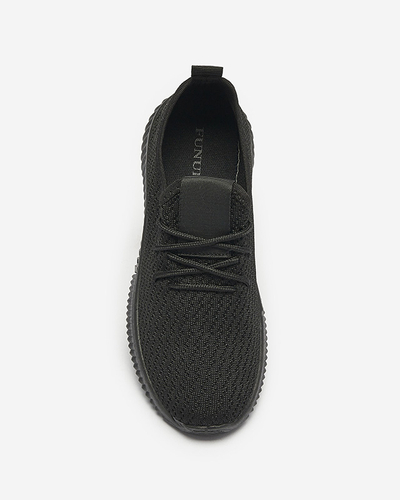 Schwarze Sportschuhe für Damen aus Stoff Vobbu- Footwear