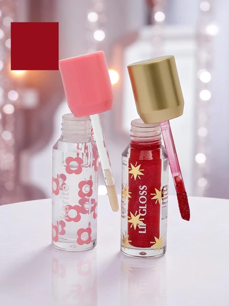 Glitzer Lipgloss und farbloser 2-in-1 Lipgloss Wine Room
