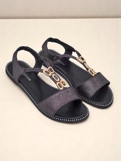 Royalfashion Damen Sandalen mit Zierriemchen Siena Glow