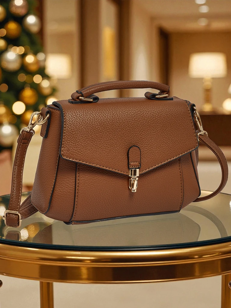 Kleine Damenhandtasche aus Öko-Leder Fioren