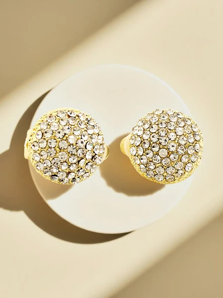 Royalfashion Damen-Clip-Ohrringe mit Zirkonia