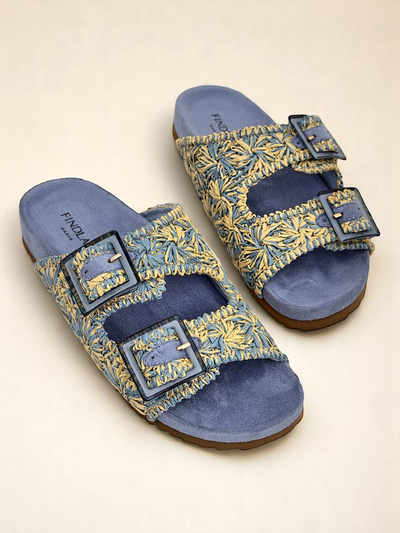 Royalfashion Damensandalen mit Schnallen Samorra