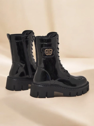 Royalfashion Damen-Arbeitskleidung Knöchelstiefel Milloze