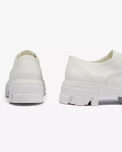 Weiße Damen-Halbschuhe Delgor- Footwear