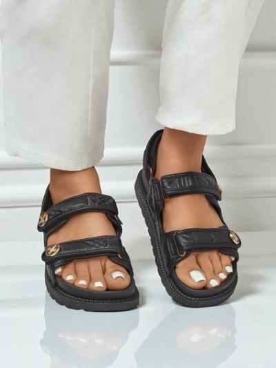 Royalfashion Damen-Sandalen mit dickerer Sohle Vivere