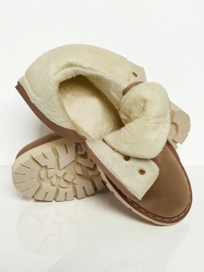 Damen Trapper Stiefeletten mit Fell Tessara