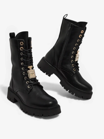 Geschnürte Damenstiefeletten Venit aus Öko-Leder