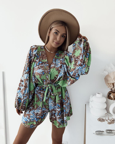 Royalfashion Gemusterter Jumpsuit für Damen