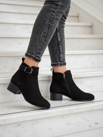 Ботильйони Elegante Nero з Екошкіри