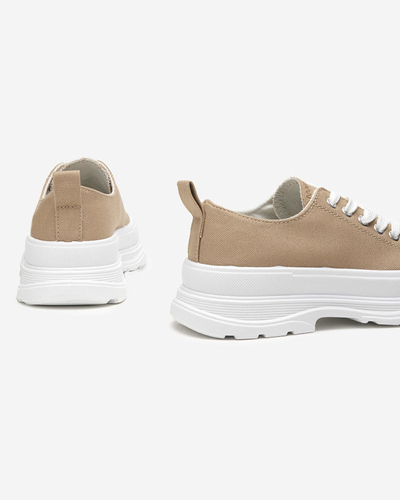OUTLET Braune Sportschuhe für Damen Cresoma - Schuhe