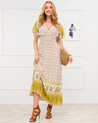 Weißes Sommer-Maxikleid - Kleidung