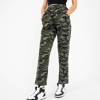 Damen-Jogginghose mit Camouflage-Muster - Kleidung
