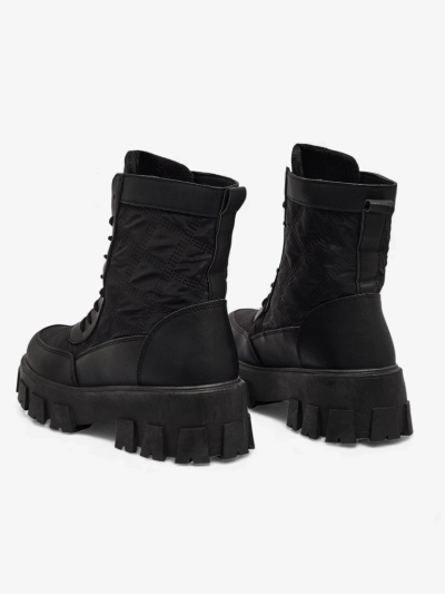 Öko-Leder Schnürstiefeletten Damen Solvi