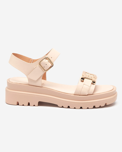 Beige Damensandalen Blascita - Schuhe