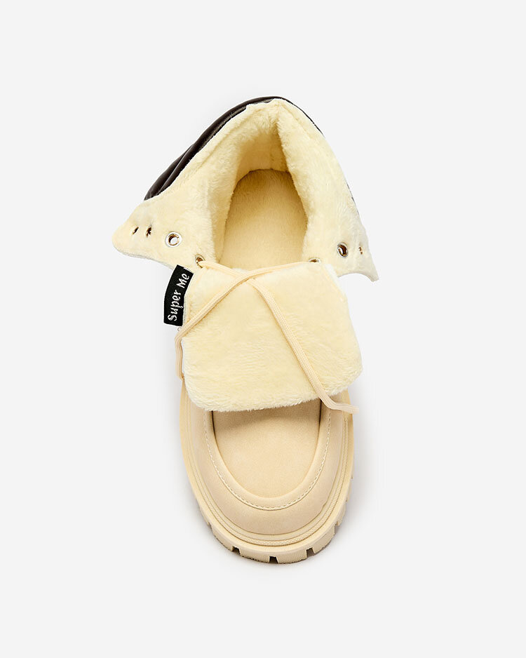 Royalfashion Beige Damen Trapper Saramellia