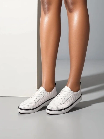 Royalfashion Damen durchbrochene Turnschuhe Tareb