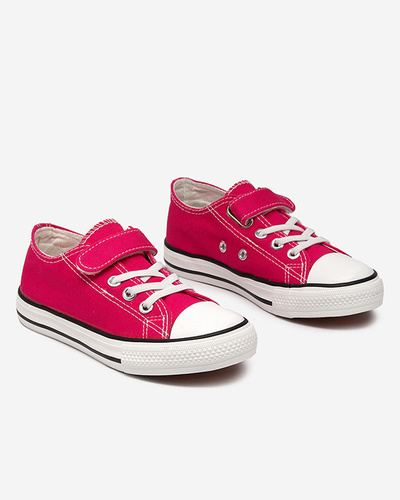Fuchsia Mädchen-Sneaker mit Klettverschluss Finso - Footwear