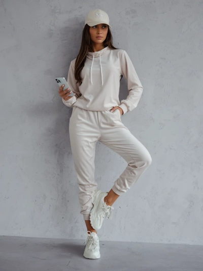 Royalfashion Damen-Veloursanzug-Set