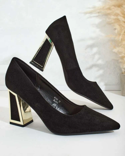 Royalfashion Damen Pumps mit dekorativem Absatz Badilla