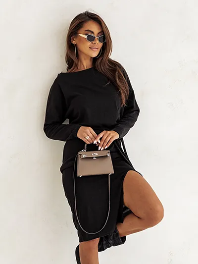 Royalfashion Damen Midikleid