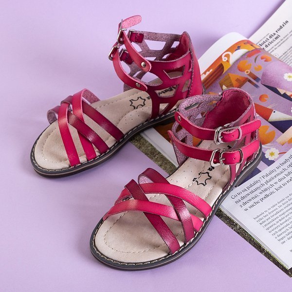 Martinis' fuchsia Kindersandalen - Schuhe