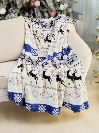Рождественский плед Royalfashion 160x200