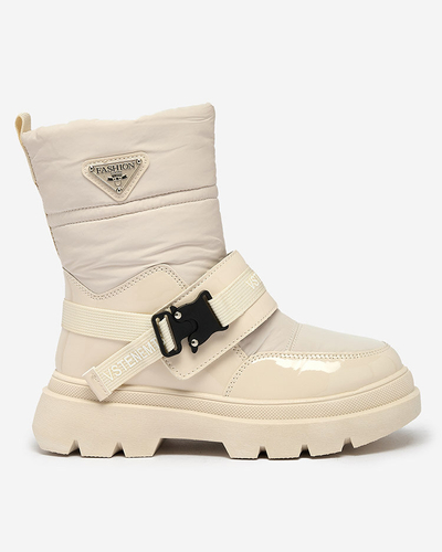 Royalfashion Damen Fileuri Schneestiefel