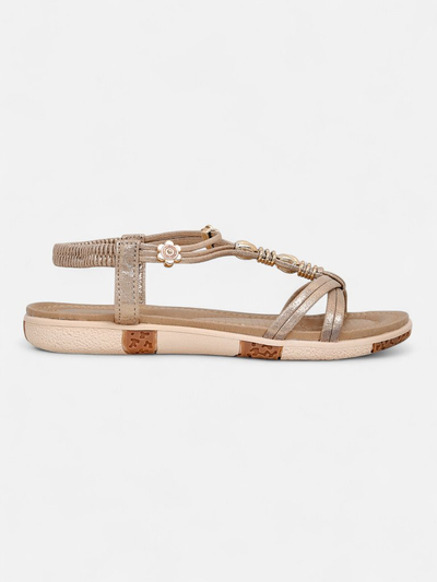 Royalfashion Damen-Sandalen mit Verzierungen Veve