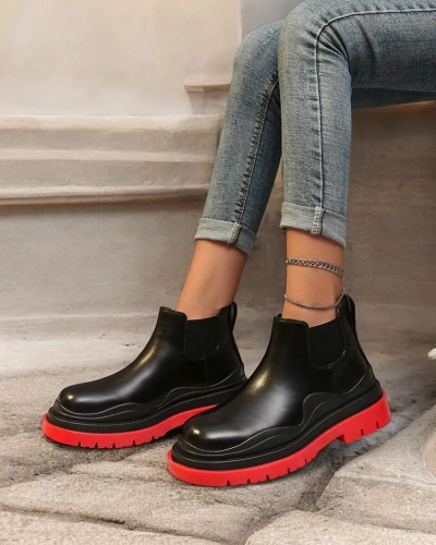 Royalfashion Damen Schlupfstiefel Derri