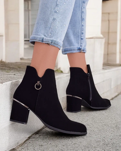 Royalfashion Damen Stiefeletten auf einem Pfosten Omanto