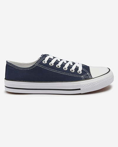 Marineblaue klassische Damen-Schnürsneaker Ogisa - Schuhe