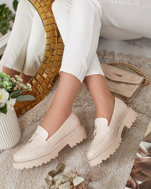 Royalfashion Жіночі мокасини з цирконами Ali