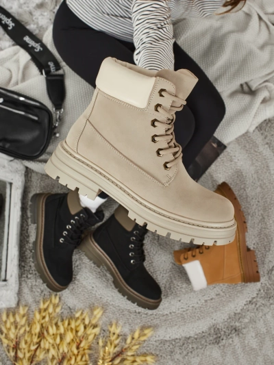 Damen Trapper Stiefeletten Avienne