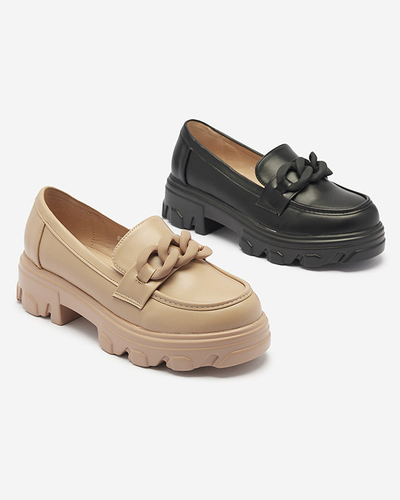 Damen Mokassins in Hellbraun Aromg- Footwear