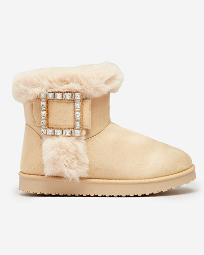 Royalfashion Damenstiefel a'la Schneestiefel mit Ornament Galaes