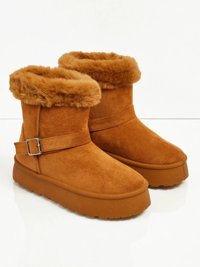 Royalfashion Kurze Damenstiefel a'la Schneestiefel Myrelle