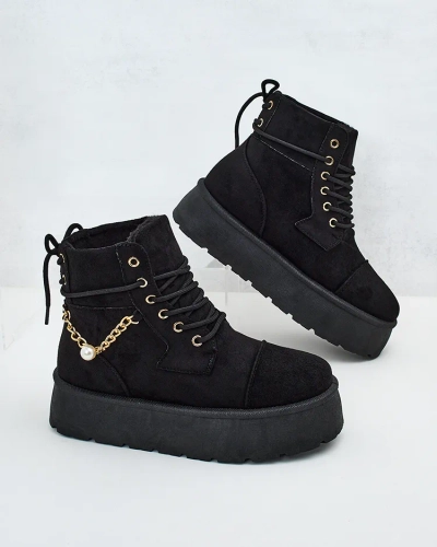 Royalfashion Damen Schnürstiefel Woruces