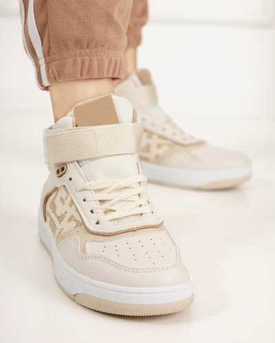 High-Top-Sportschuhe für Damen in Beige Retila - Schuhe