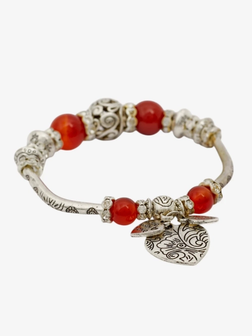 Жіночий браслет з сердечками Heart Glitz